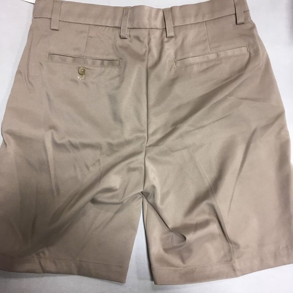 NWT AMAZON ESSENTIALS MEN'S CLASSIC-FIT 9" FLAT FRONT SHORTS KHAKI‎ 32 - Picture 6 of 8
